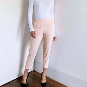 Babaton Cropped Conan pant in soft blush pink